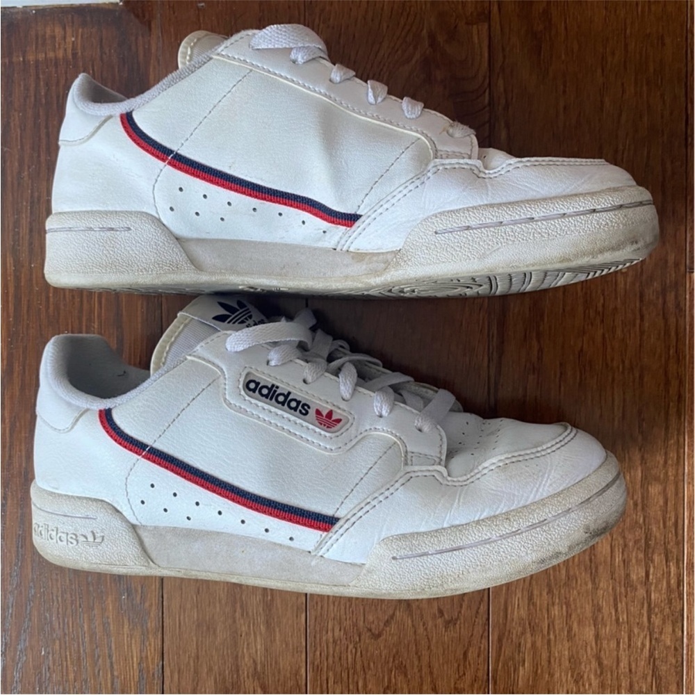 Adidas White Sneakers with Red and Black Details - Picture 8 of 8